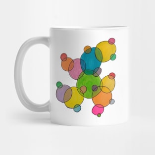 Overlapping Circles Abstract Mug